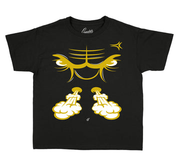 Kids Royalty 12 Shirt - Raging Face - Black