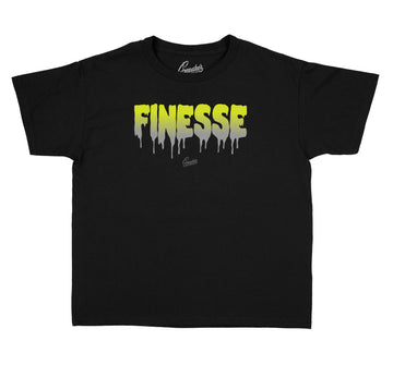 Kids Neon 4 Shirt - Finesse - Black