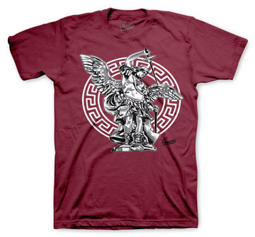 Retro 6 Singles Day Shirt - Saint Michael - Maroon