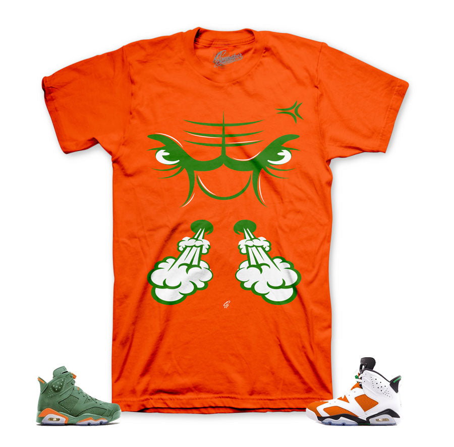 Jordan 6 gatorade tees match retro 6 be like mike.