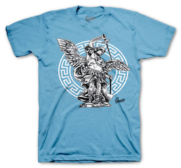 Jordan 9 University Blue sneaker collection to match mens t-shirts