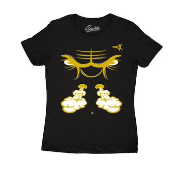 Womens Royalty 12 Shirt - Raging Face - Black