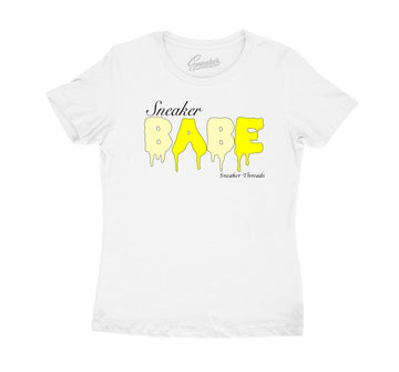 Citron Tint Jordan 6 shoe collection has matching t- shirt collection perfect