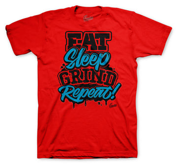 Retro 1 NC To CHI Shirt - Daily Routine - Red
