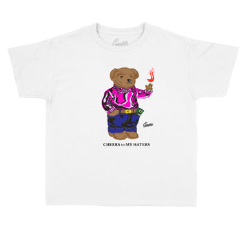 Kids Jordan 3 barely grape sneaker tees match retro 3s shoes
