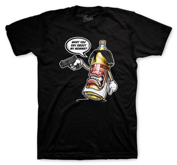 Retro 6 DMP Shirt - Bottle - Black