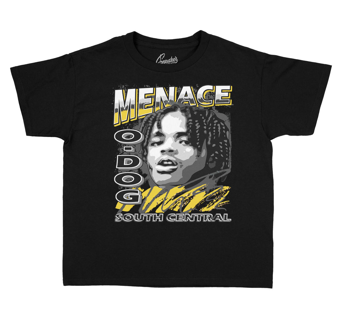 Kids t shirt collection matches with jordan 4 lightning sneaker collection