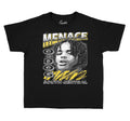 Kids t shirt collection matches with jordan 4 lightning sneaker collection