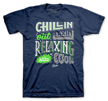 Retro 13 Flint Shirt - Chillin - Navy