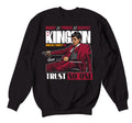 Jordan 3 Cardinal Red Sweater and Matching Sweatshirts