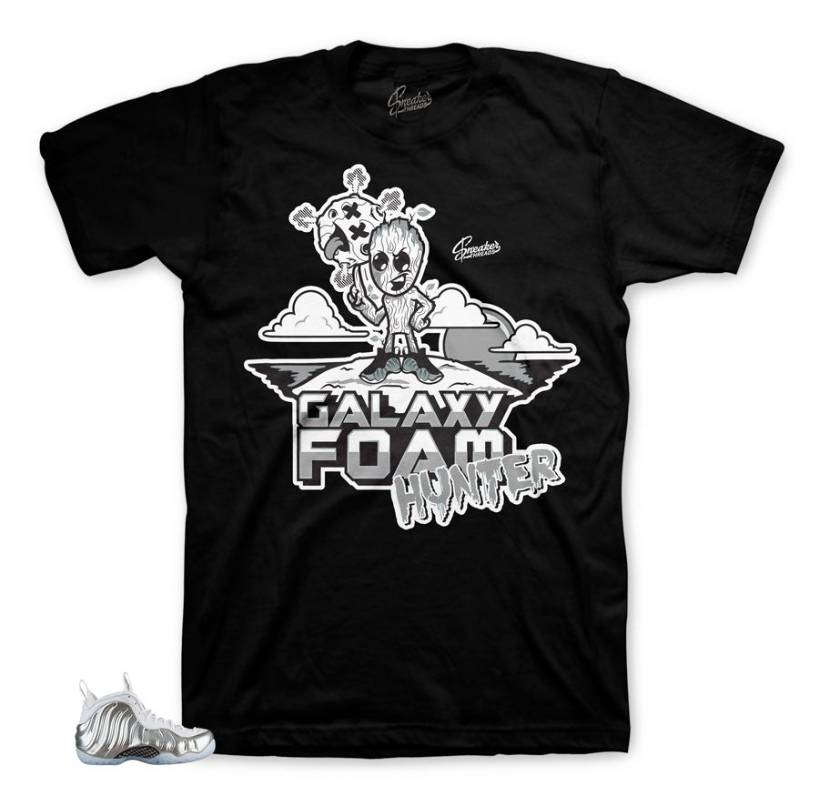 Foamposite chrome tees match shoes | Official foam shirts.