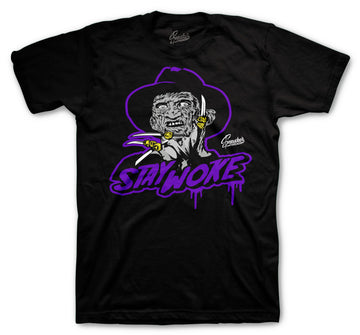 Retro 12 Dark Concord Shirt - Stay Woke - Black