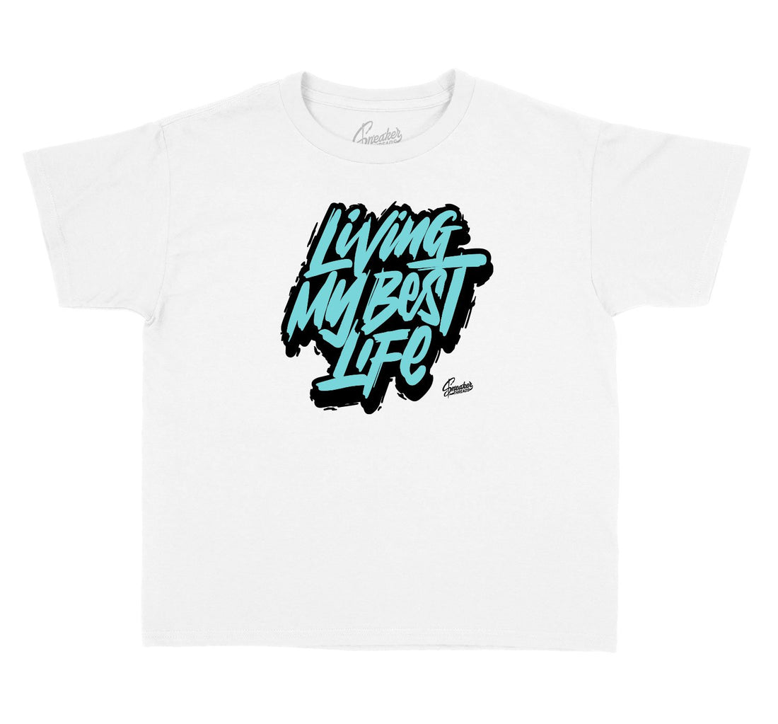 Jordan Living My Best Life shirt collection for Kids to wear with Island Green 13