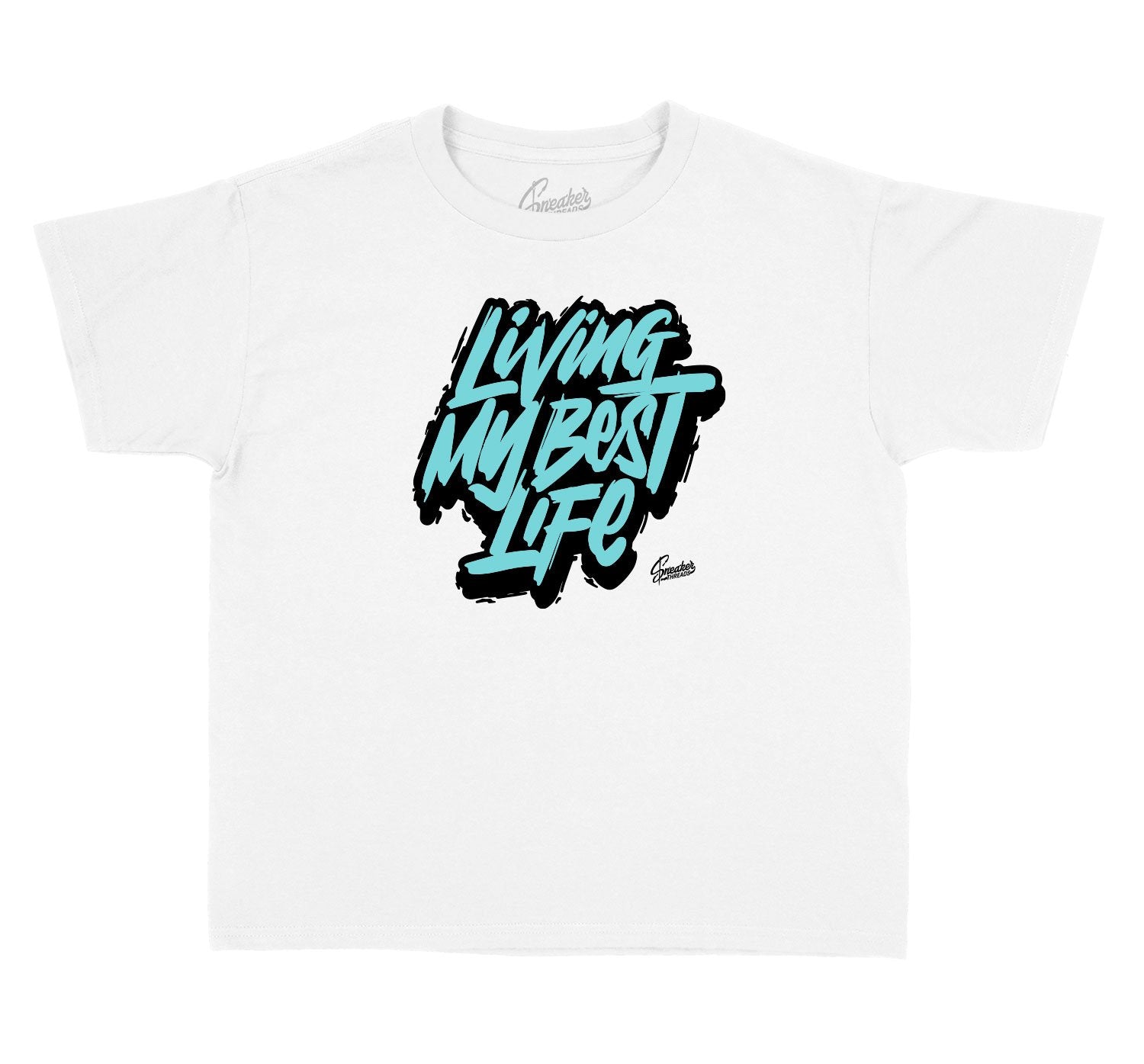 Jordan Living My Best Life shirt collection for Kids to wear with Island Green 13