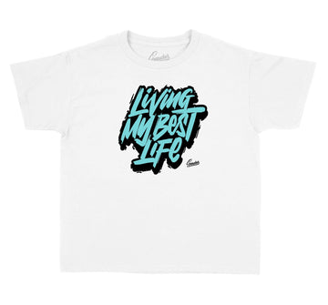 Jordan Living My Best Life shirt collection for Kids to wear with Island Green 13