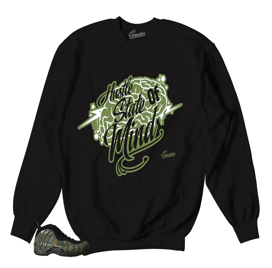 Sweater match foamposite legion green | My life crewneck.