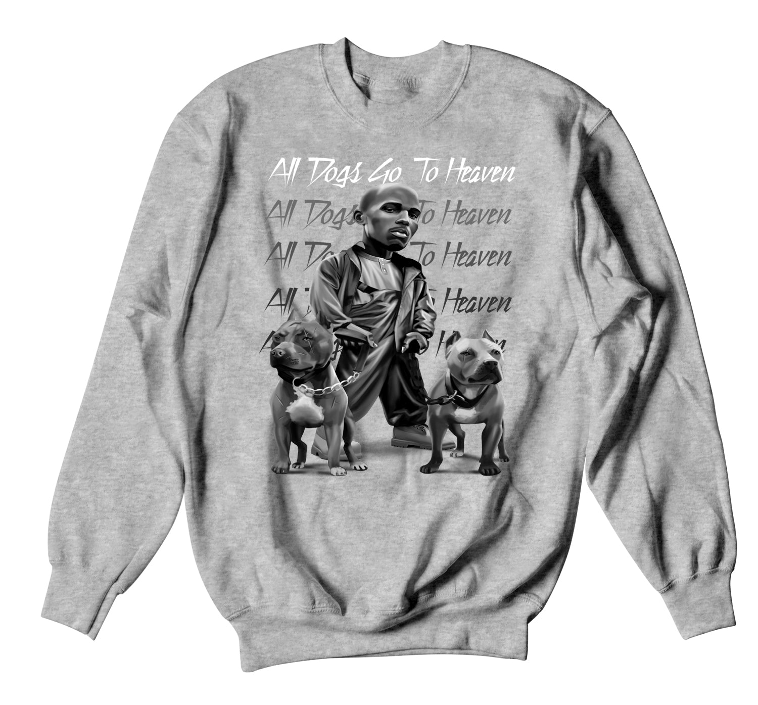 Retro 11 Cool Grey Sweater - All Dogs - Grey