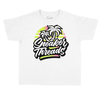 Kids t shirts match the Jordan 4 lemon venoms