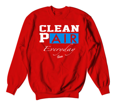 Retro 1 NC To CHI Sweater - Everyday - Red