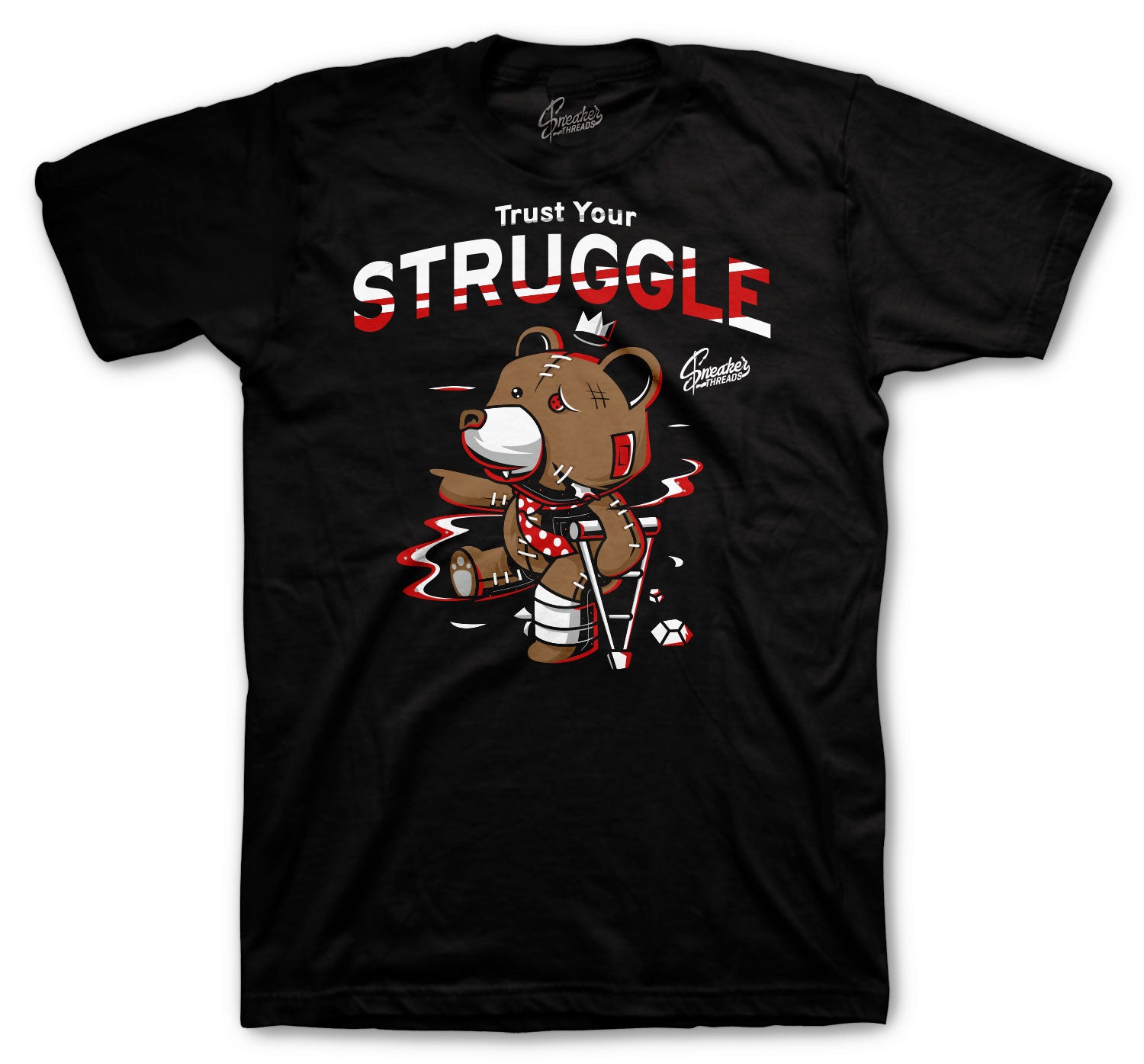 Retro 6 Carmine Shirt - Trust Your Struggle - Black
