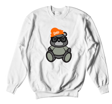 Desert Sage Sweater - Fresh Bear - White