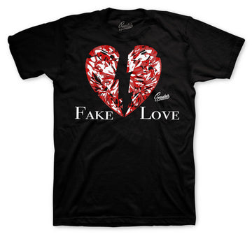 Retro 6 Carmine Shirt - Love - Black