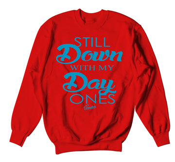 Retro 1 NC To CHI Sweater - Day Ones - Red