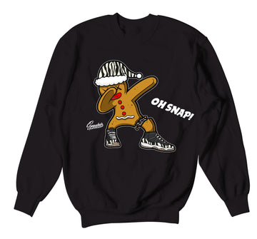 Retro 11 Animal Instinct Sweater - Oh Snap - Black