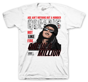 Retro 4 Tech Grey Shirt - Queens - White