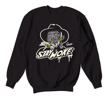 Natural Sweater - Stay Woke - Black