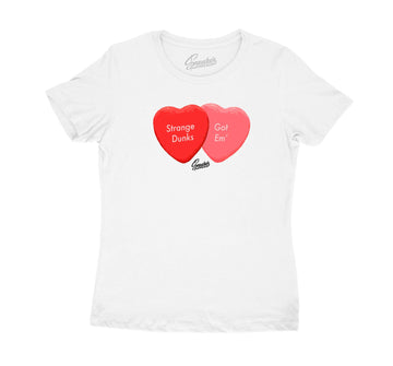 womens tee collection matching the nike dunk sb Strangelove sneakers