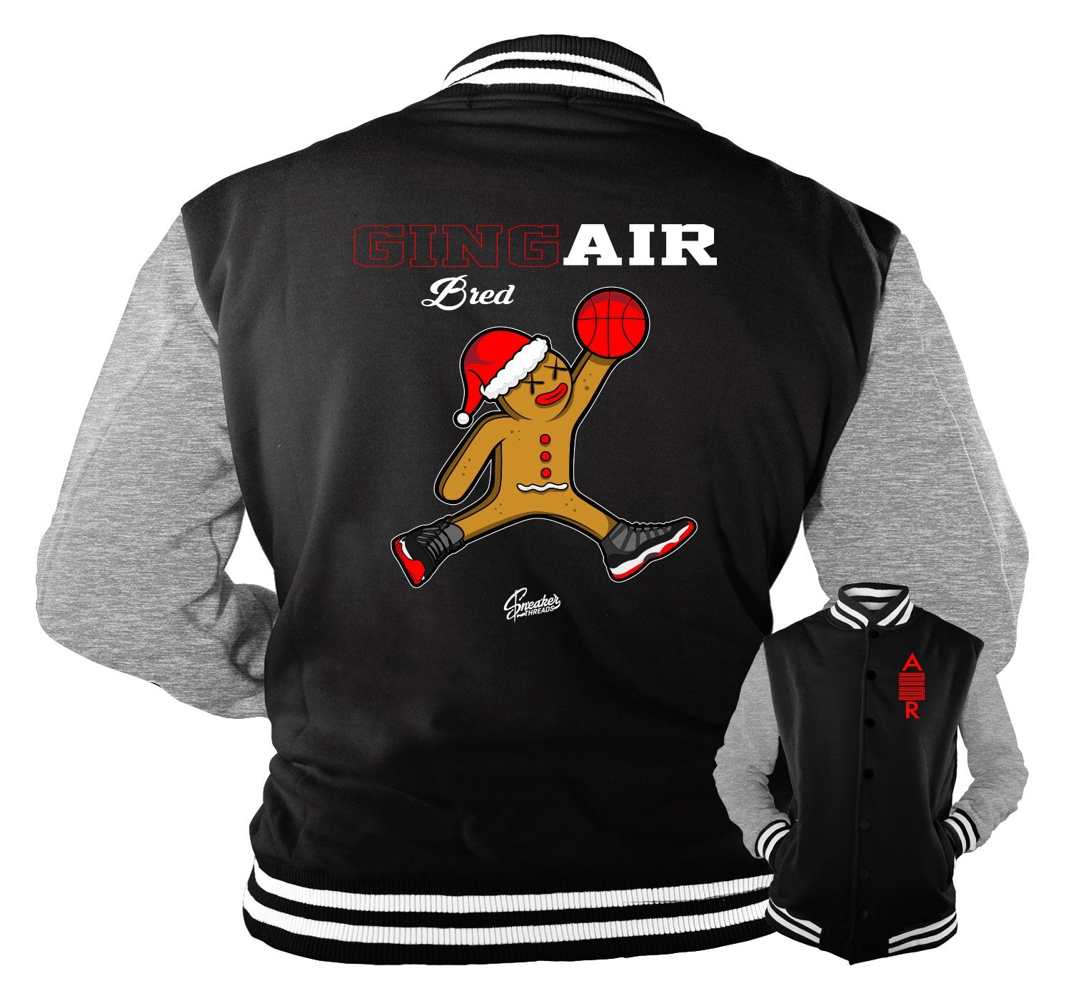 Jordan Air bred 11 Jacket for Winter to match fit