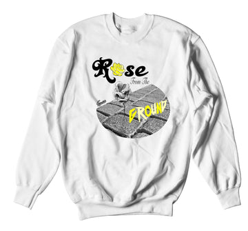 Jordan 6 citron tint shoe collection has matching t shirts made for men.