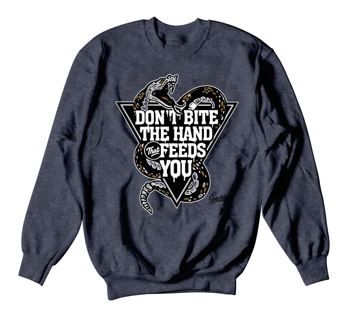 Washed Denim Jordan 6 sneaker collection matches crewneck sweater collection