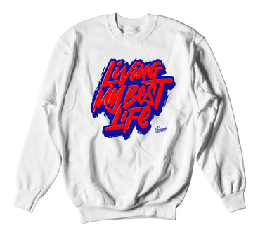 All Star 2020 Tune Squad Sweater - Living Life - White
