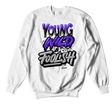 Retro 1 Mid Unite Sweater - Young Wild - White