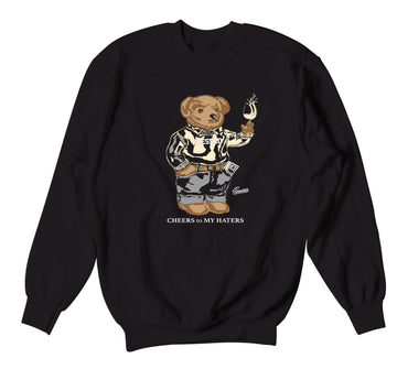 Natural Sweater - Cheers Bear - Black