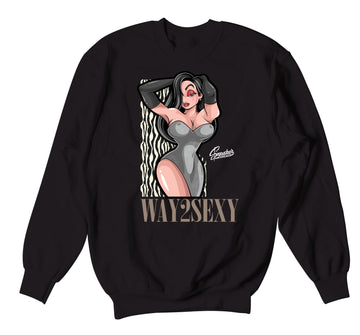 Retro 11 Animal Instinct Sweater - Sexy - Black