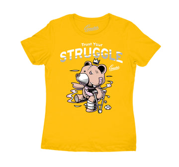 Womens Arctic Punch 8 Shirt -Trust Your Struggle - Yellow