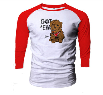 Mens raglan t shirt collection matching the Jordan 3 red cement sneaker collection