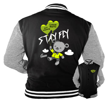 Jordan 4 neon 95 air max sneaker jackets to match retro 4 shoes.