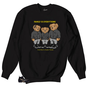 Foamposite black metallic gold sweaters match foam black gold.