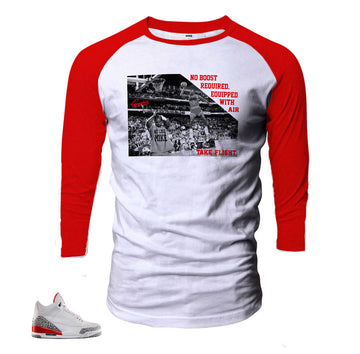 Raglan shirts to match retro 3 Katrina hall of fame.