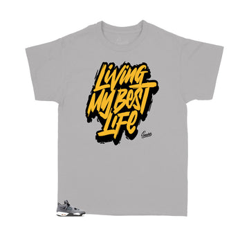 Jordan 4 Cool grey silver shirts to match best with sneakers