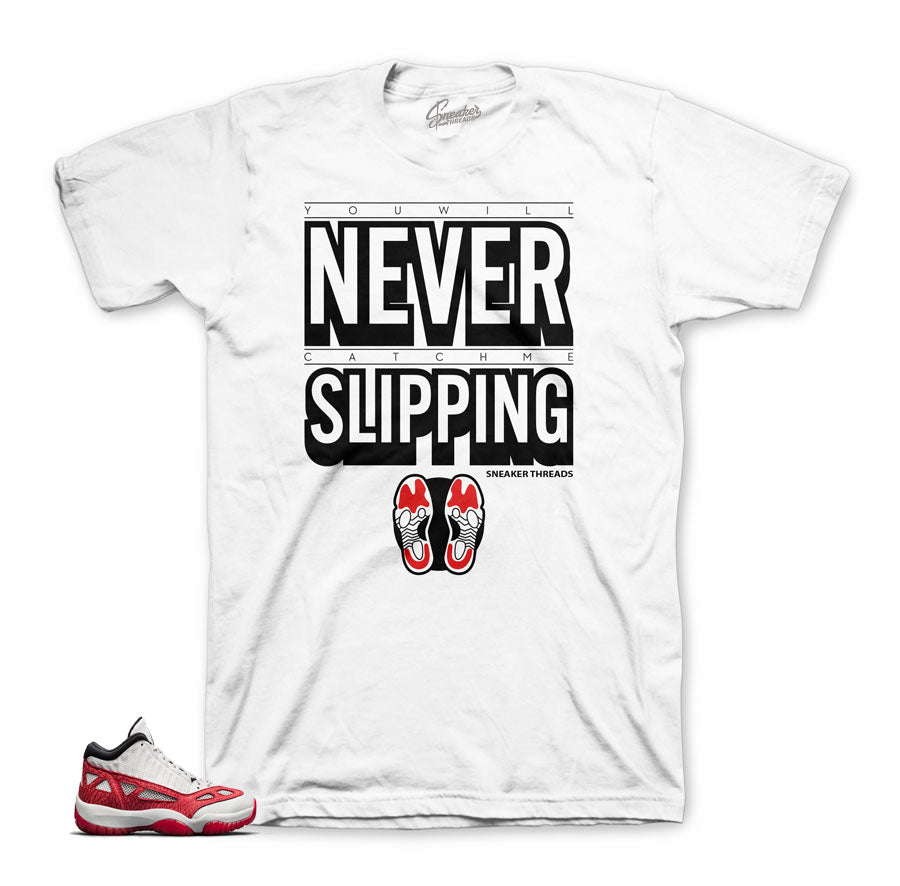 Jordan 11 fire red IE shirts match | Sneaker shirts official.
