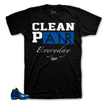 Shirts to match flightposite dark neon royal perfectly.