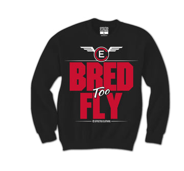 Crewnecks designed to match the Jordan bred 11 sneakers