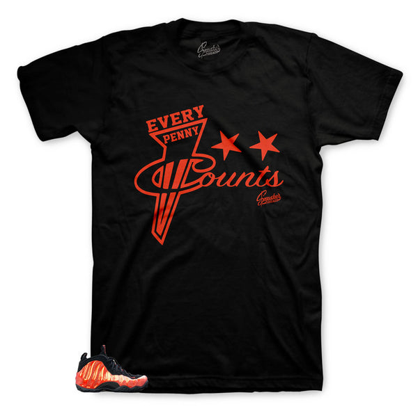 habanero red foamposite shirt