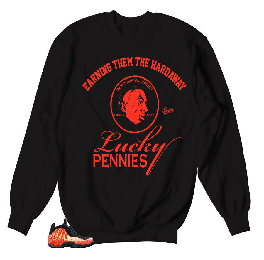 Sweater Collection for Foamposite Habanero Red
