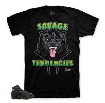 Jordan 13 altitude tee shirts match retro 13's altitude shoes.